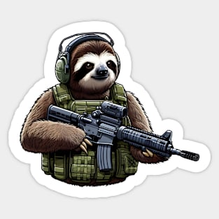 Tactical Sloth Sticker